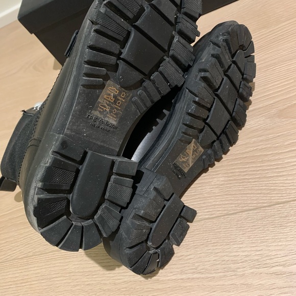 Rag & Bone Shiloh black combat boots 39.5 - Picture 4 of 8